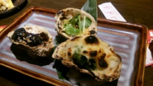 牡蠣の三種盛り